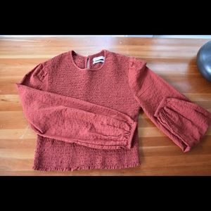 urban outfitters crop top blouse